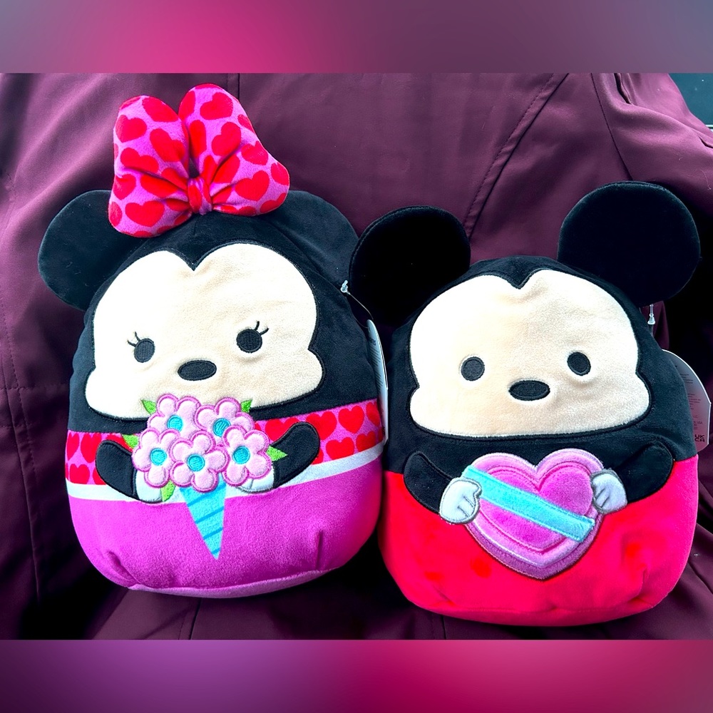 💘Mickey and Minnie💘 valentines squishmallows